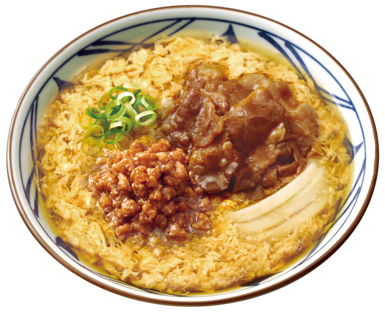 『肉がさね玉子あんかけうどん』（並）840円