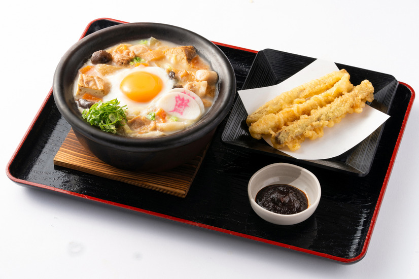 旨辛豚汁鍋うどん　ごぼ天3本セット：999円（税込）～／単品：939円（税込）～