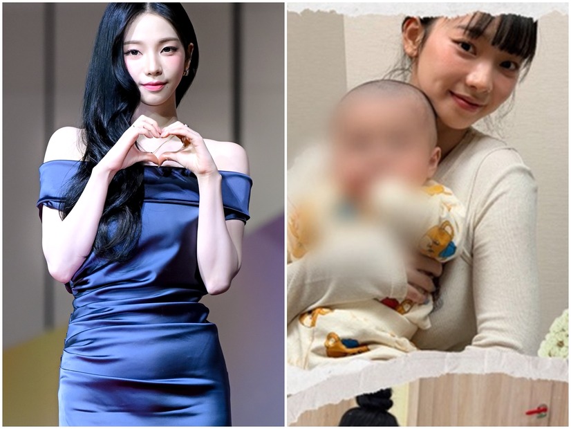 『紅白』出場後？aespa・カリナ、赤ちゃんを抱いてミルクも　休暇中の姿がネットで話題に