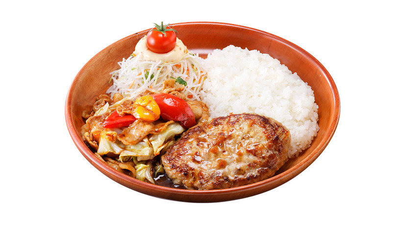 回鍋肉&ハンバーグディッシュ（Mサイズ：1,740円）