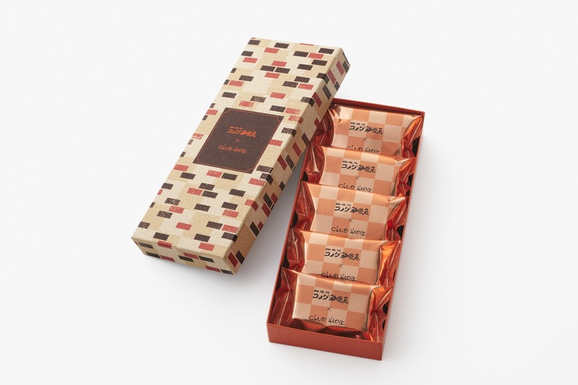 コメダ珈琲店×CLUB HARIE ブラウニーサンドコメダブレンド　5個入／1,890円