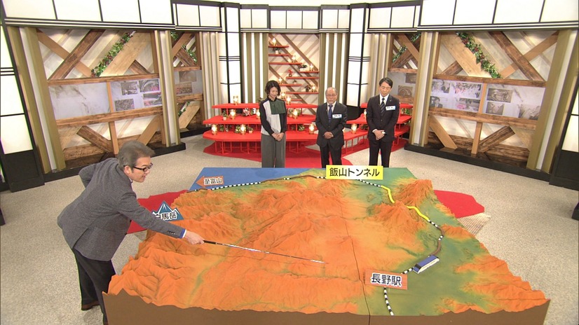 長野ー北陸ルート模型『新プロジェクトX～挑戦者たち～』（C）NHK