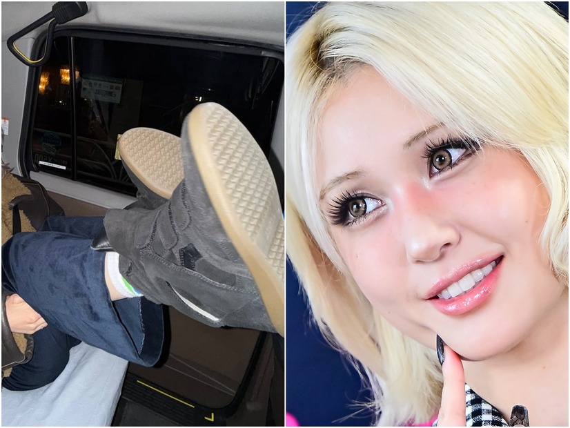 日本旅行中のK-POP歌手、無礼な行動で物議…公共マナー論争が勃発した“足上げ”写真