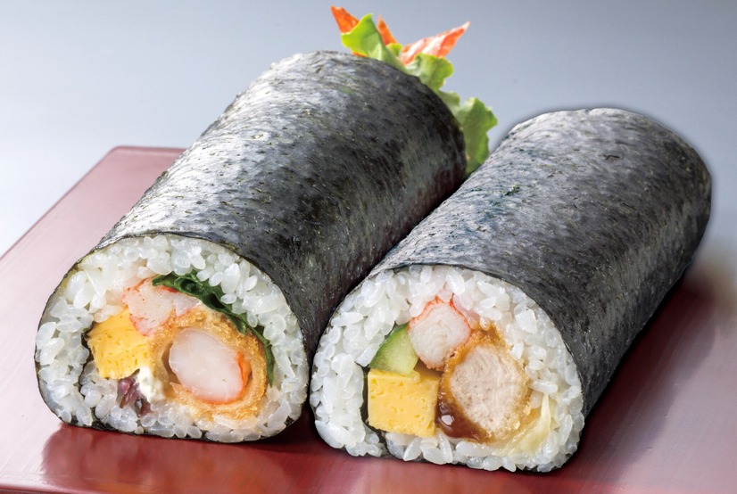 とんかつ新宿さぼてん「ごちかつ恵方巻セット」（ヒレかつ・海老フライ 各1本）（税込価格2,050円）　