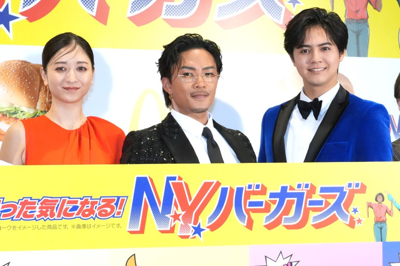 （左から）みちょぱ、数原龍友、片寄涼太【撮影：小宮山あきの】