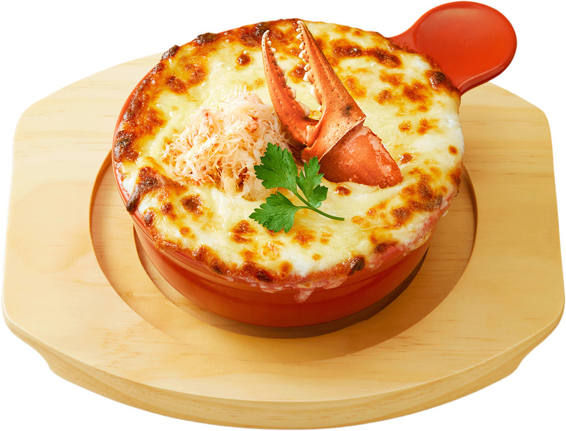 “窯焼きチーズパスタ”蟹のクリームソース（税込1,639円）