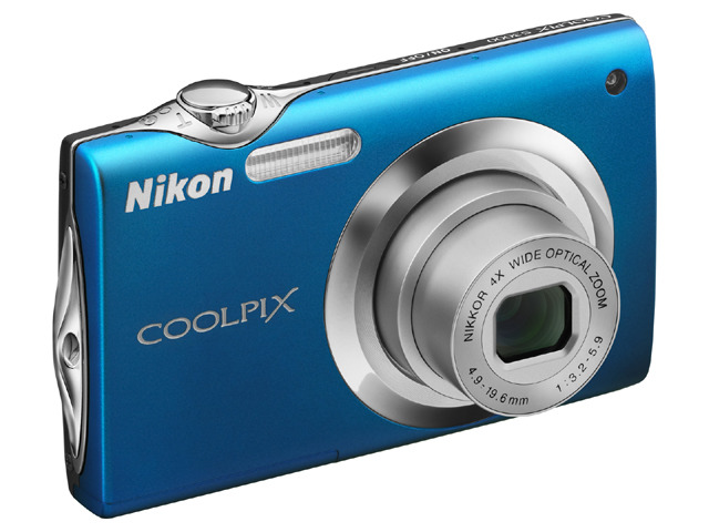 COOLPIX S3000のアクアブルー