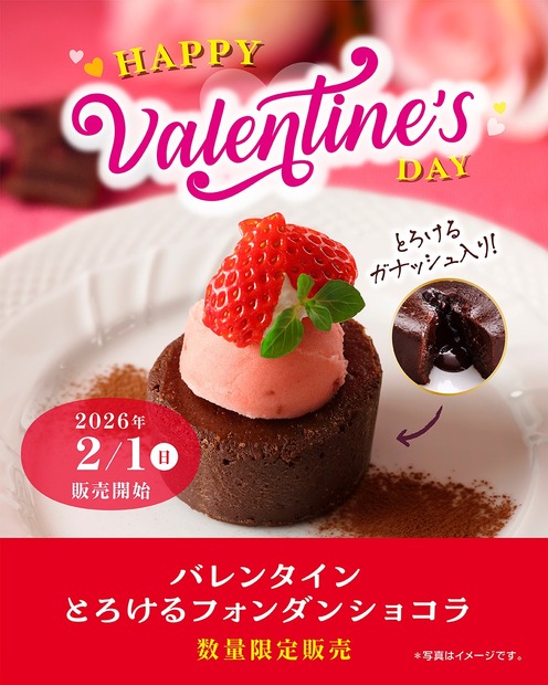 星乃珈琲店　バレンタイン とろけるフォンダンショコラ