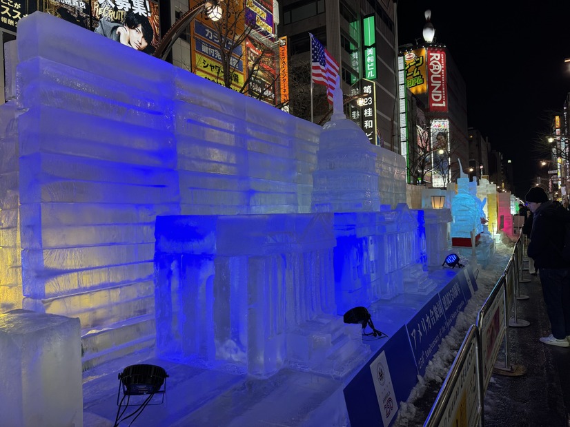 「2026さっぽろ雪まつり」すすきの会場【撮影／RBB TODAY編集部】