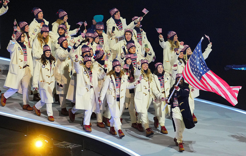 アメリカ選手団(Photo by Michael Kappeler/picture alliance via Getty Images)