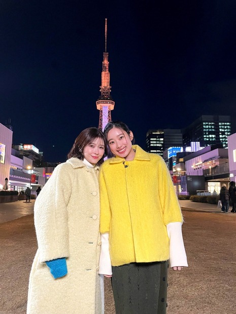 桶狭間古戦城跡にて『豊臣兄弟！SP 豊臣姉妹たび』（C）NHK