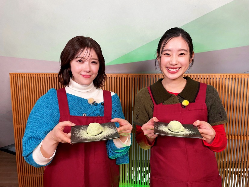 豊臣兄弟が愛したうぐいす餅を堪能『豊臣兄弟！SP 豊臣姉妹たび』（C）NHK