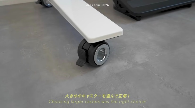 FlexiSpotネジ式キャスター・W3（C）瞑色（meishoku）