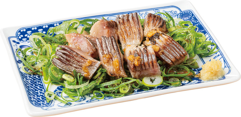 生姜ポン酢と葱で愉しむ、炙りとろにしん（税込 385円）