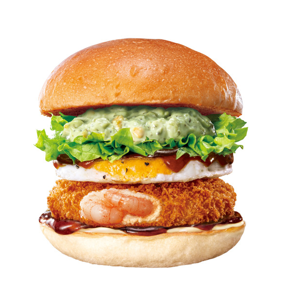 大葉タルタルたまてりえびバーガー　580円（税込）