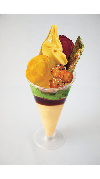 「鹿児島お茶目な芋パフェ」イートイン1,100円（税込）