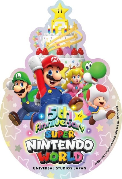 USJ「スーパー・ニンテンドー・ワールド」5周年で“無敵マリオ”の「パワーアップバンド」が登場！ アニバーサリーケーキなど記念フードも