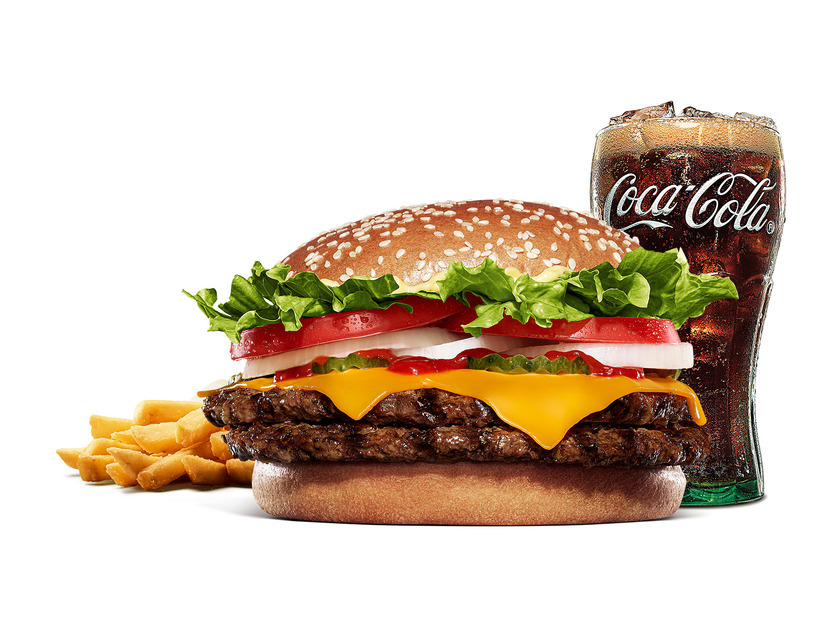 ダブルワッパー チーズ セット　1,140円