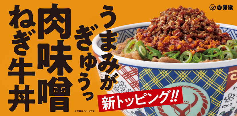 『肉味噌ねぎ牛丼』並盛　店内（税込693円）テイクアウト（税込681円）