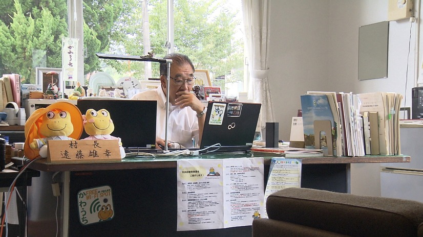 福島県川内村 村長執務『わたしたちの“復興”　震災15年・当事者たちの告白』（C）NHK