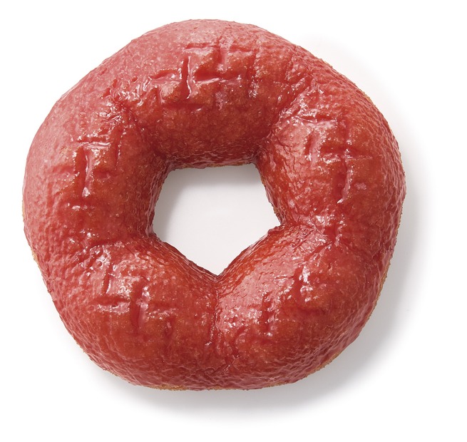 桜もちっとドーナツ 春かおるいちご風（テイクアウト　205円 、イートイン　　209円）