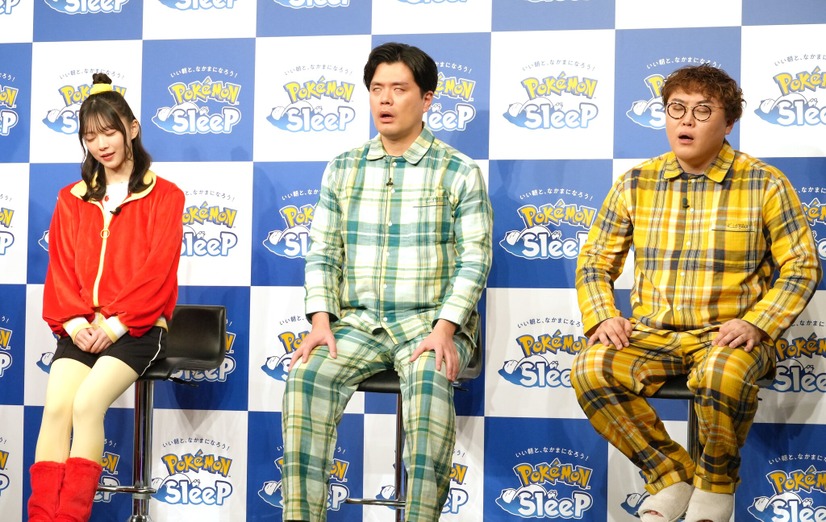 櫻坂46・森田ひかる、マユリカ・阪本と中谷【撮影：小宮山あきの】