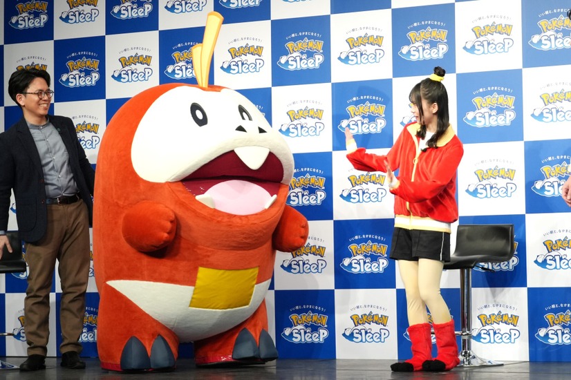 「Pokémon Sleep 就寝前のリラックス『ほげーたいそう』体験会」【撮影：小宮山あきの】
