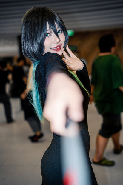 虚「極楽街」／elle（Instagram：mfn.__.mi）