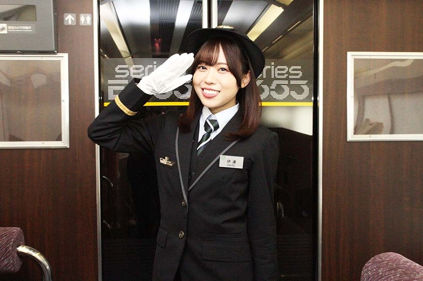 「<伊達さゆり×JR 東日本>E653 系国鉄色で行く上野~仙台の旅」イベントの様子