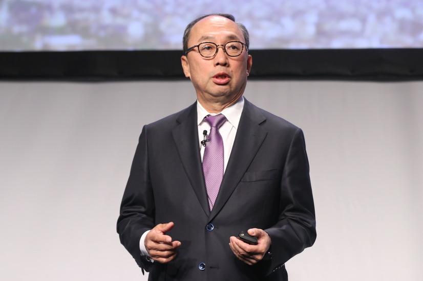 三菱電機・漆間啓CEO【撮影／平木昌宏】