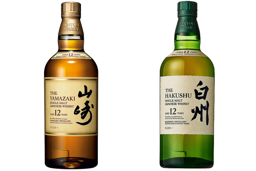 山崎12年・白州12年