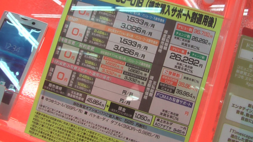 「Xperia」端末価格