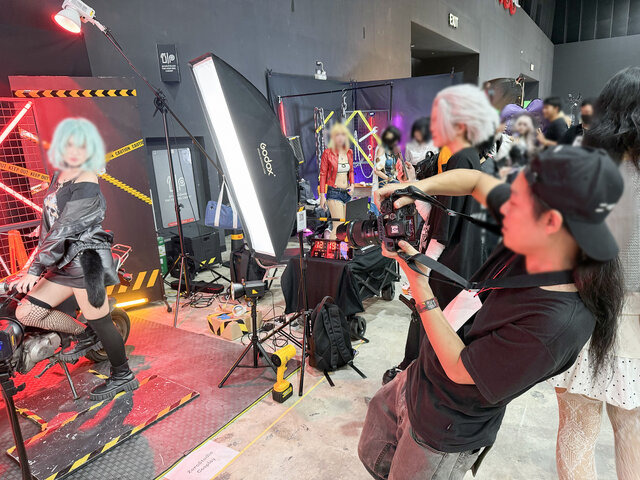 「KOKORO cos」出展カメラマンのブース