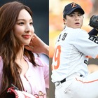 マウンドでは頼れる元楽天の左腕、TWICE・ナヨンの前で完全フリーズ　“ファン11年目”の夢実現に田中将大も反応 画像
