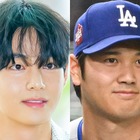 BTS・V＆大谷翔平の夢の対面から1年！MLB公式、伝説の始球式を再び公開「ビートルズ級の歓声」 画像