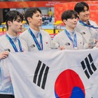 日本を追い抜きフィニッシュ！競泳男子400mリレーで韓国が銀「3分10秒台に入るために努力」【アジア大会】 画像