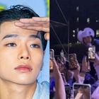 “客席ダイブ”も誰も支えず転落…韓国アイドル、学園祭での危険行為に賛否「手が塞がってるのに…」 画像