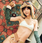 人気レイヤー・かれしちゃん、セクシーパイロットに!?  SPA「グラビアン魂」で美ボディ披露 画像
