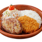びっくりドンキー、サクサク食感と肉汁あふれる「ハンバーグ屋のメンチカツ」フェアが28日よりスタート 画像