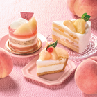 山梨県産白桃使用「ももケーキ」が本日発売！シャトレーゼから白桃スイーツ5種が登場 画像