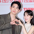 鼻が触れ合い“キス寸前”…女優パク・ボヨン＆GOT7・ジニョン、甘い雰囲気溢れるカップルSHOT【PHOTO】 画像