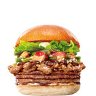 【肉の日】ボリューム満点のキングサイズ！ロッテリア、25日より「キング にんにく牛カルビバーガー」が5日間限定販売 画像