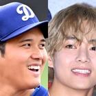 「オオタニの隣でも引けを取らない体格」BTS・Vと大谷翔平の対面に韓国メディア各社熱狂！「世紀の出会い」「史上最高の2SHOT」 画像