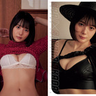 プロ雀士・岡田紗佳、たくし上げたニットから美バスト披露！ 画像