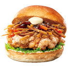 ごぼうと肉の旨み広がる！ロッテリア、“鶏ごぼう”＆“牛カルビごぼう”の和風バーガーが登場 画像