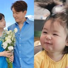 BTS・JUNG KOOK似で話題！“18歳年下の日本人妻”との間に生まれた韓国俳優の息子、初のみかんに大満足？ 画像