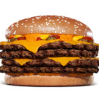 バーガーキング、ビーフパティ4枚の超大型バーガーが食べ放題！12日より「ワンパウンダーチャレンジ」開催 画像