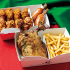 “骨付鳥ひな”が入った大ボリュームのメニュー！がブリチキン。、クリスマス限定「がブリマスBOX」を20日より販売 画像