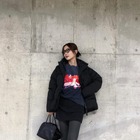 内田理央、珍しくミニスカ！オタT着こなす私服コーデ披露 画像