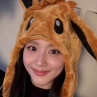 「これはマスターボール使うわ」BLACKPINK・ジスがイーブイに！“こうかはばつぐん”なキュートさ 画像